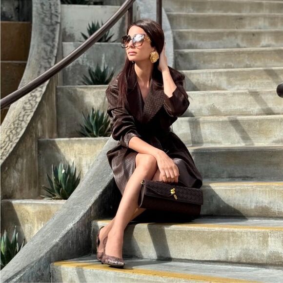 TORN BY RONNY KOBO REGINA COAT Missing belt - Picture 2 of 15